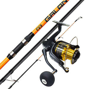 Fishing Rods Reels: Tica Brute Wolf BW8000 + Galant Surfcasting Combo Set