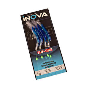 Flasher Rigs Sabiki Rigs: INOVA Bait Flasher Rig - Blu Tube