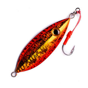 Slow Pitch Jigs: Catch The Boss Slow Pitch Lure - Orange Assassin