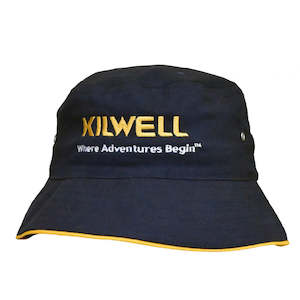 Fishing Gifts Under 50: Kilwell Bucket Hat Navy Gold