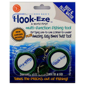 Fishing Knot Tool: Large Hook Eze Fishing Knot Tying Tool Twin Pack in Green