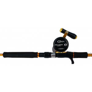 Catch Rod And Reel Combo Sets: Catch Pro Series JGX5000 + Acid Wrap Jigging Combo with Braid 30kg Drag 5ft 4in 1 Piece 150-250 gram