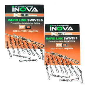 Boat Fishing Terminal Tackle: INOVA Rapid Link Swivels