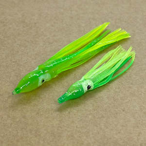 Boat Fishing Terminal Tackle: Green Squid Skirts