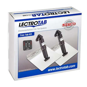 Trim Tabs Trim Control Systems: Lectrotab 12V 12" x 12" Trim Tab Package with LED Auto Retract