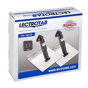Trim Tabs Trim Control Systems: Lectrotab 12V 9" x 12" Trim Tab Package with LED Auto Retract