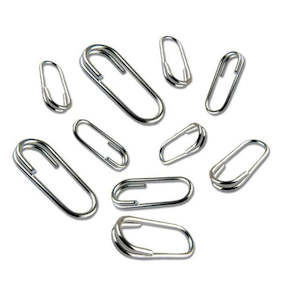 Breakaway Tackle: Breakaway Oval Split Rings 10pk