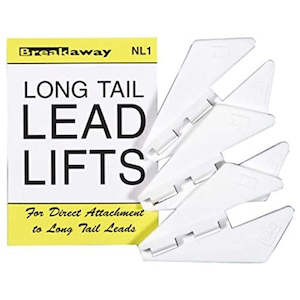 Breakaway Tackle: Breakaway Long Tail Lead Lifts 3pk