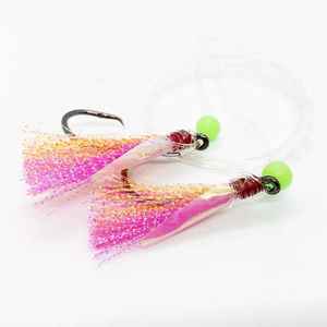 Snapper Tackle Premium Flasher Rig – Orange & Pink (4/0, 5/0, 6/0)