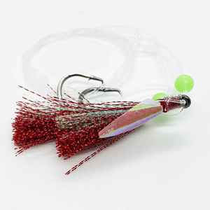 Snapper Tackle Premium Flasher Rig – Red & Blue (4/0, 5/0, 6/0)