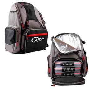 Catch Fishing Tackle: Catch Fishing Tackle Backpack – Fishing Gear Storage Bag