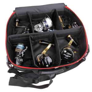 Catch Fishing Reel Storage Bag – 6 Compartment Padded Reel Case