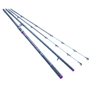 Fishing Rods: Akios Kyori ST420 TT Twin Tip Surf Rod – 14ft Long Casting 3-Piece Rod