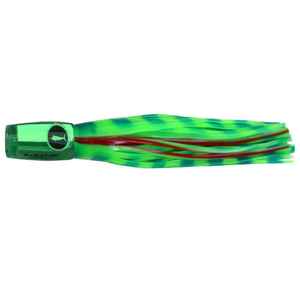 Bluewater Trolling Skirts: Bluewater 10” Popper Trolling Skirt – Lumo Green Lure
