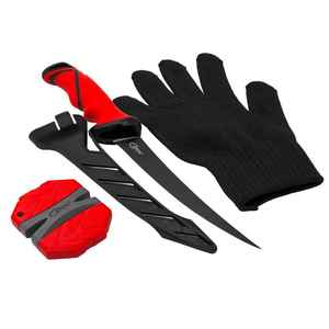 Catch Fishing Tackle: Catch Fish Filleting Set – Knife, Glove & Sharpener Kit