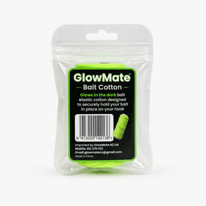 GlowMate™ Glow-in-the-Dark Bait Cotton – UV Reactive Fishing Bait Elastic