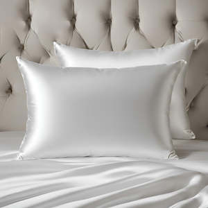 The Luxe 100% Mulberry Silk Pillow Slip Pair