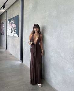 Misha Jennifer Cupro Maxi Dress