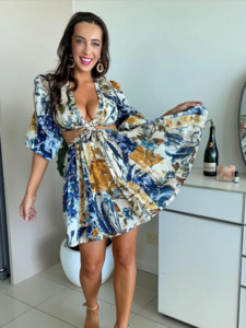 Zimmermann Aliane Cut Out Dress