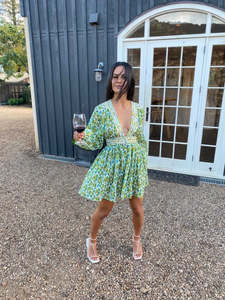 Mini Dresses: Zimmermann Golden Plisse Dress