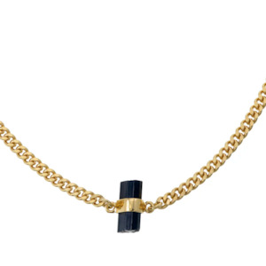 Necklace | Tourmaline & Gold Chain