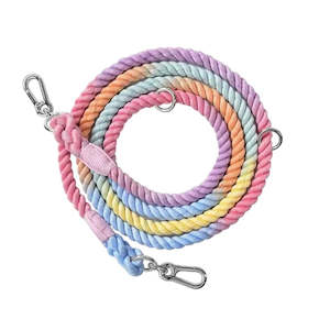 Dog Accessories: Rope Lead | Rainbow