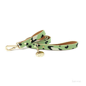 Dog Accessories: Leather Lead | Pistachio