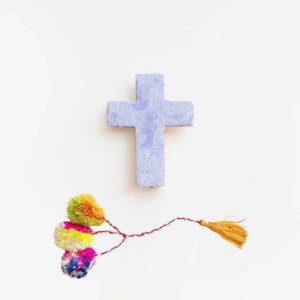 Wall Art: Jai Vasicek | Lavender Wall Cross