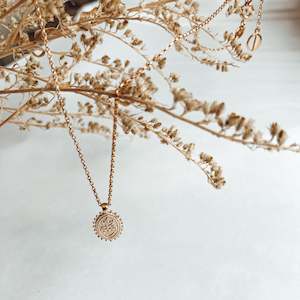 Necklace | 22k Coin Heart