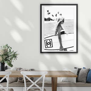 Wall Art: Print | Surfer Girl