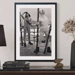 Wall Art: Print | Skiier Girls
