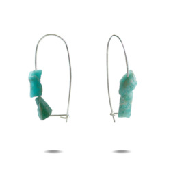 Lillian Earrings: Lillian | Sterling Silver Amazonite Drop Earrings