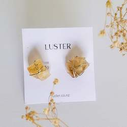 Unique Crystal Earrings: Limited Edition | Citrine Earrings Studs