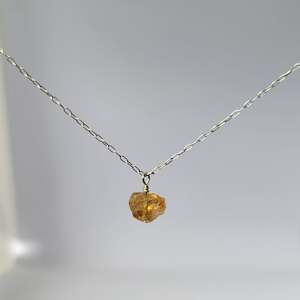 All Raw Crystal Jewellery: Mini Citrine Crystal Necklace