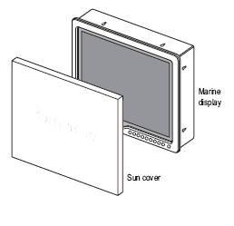 Marine Electronics & Raymarine: Raymarine G150 Suncover