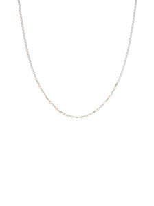 Amazonite: FIELD OF STARS NECKLACE – Emerald & amazonite