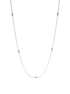 Lapis Lazuli: TWILIGHT NECKLACE – Amethyst & lapis lazuli