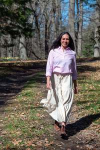 Everything: Women’s Pink Stripe Shirt