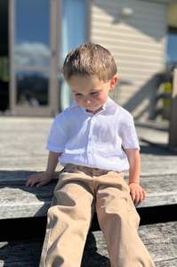 Everything: Linen Dress Shirt Short Sleeve