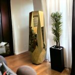 Big Gold Mirror Decorative Flower Vase (Large)
