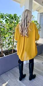 Tops: AUGUSTINE - Betty Basics - Yellow Kimono