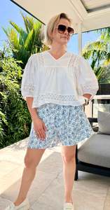 Tops: TRELISE COOPER (COOP) White Top