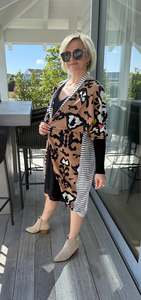 Tops: AUGUSTINE Midi Length Kimono