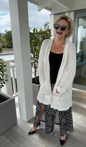 ROLLAS White Cardigan