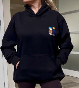 Jumpers Hoodies: TIRED CITY Black Hoodie