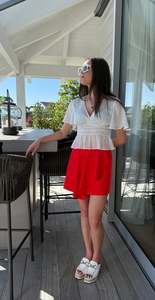 Skirts Shorts: ALICE + OLIVIA Red Skirt