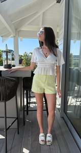 Skirts Shorts: RUBY Lemon Shorts