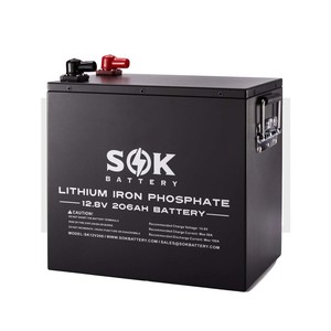 Batteries: SOK Lithium Iron Phosphate (LiFePO4) Battery 12-24 Volt 100 to 314Ah