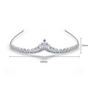 Crowns Tiaras: Tiara Copper Set 3A Zircon Fashion Hair Hoops Exquisite Headwear
