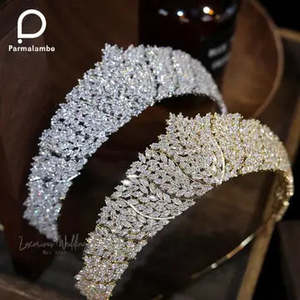 Luxurious Crystal Bridal Tiara Crown By Luxurious